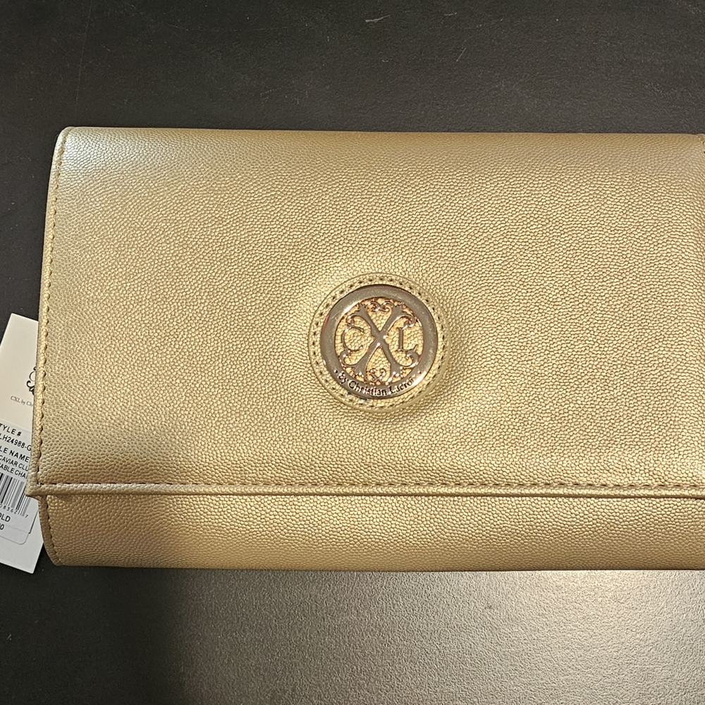 Christian Lacroix Gold Clutch
